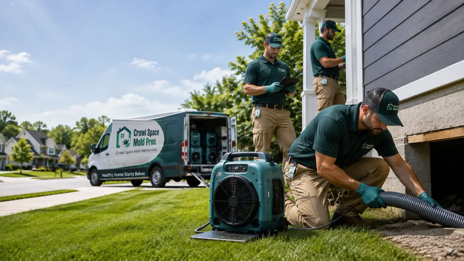 Crawl Space Mold Removal in Brewster, OH